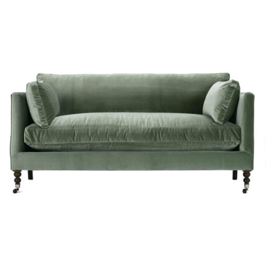 Picture of 71” Quick Ship Madeline Sofa - Antiqued Moss Velvet